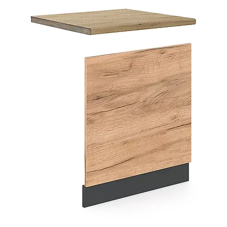 Vicco Frontblende R-Line, Goldkraft Eiche, 60 cm