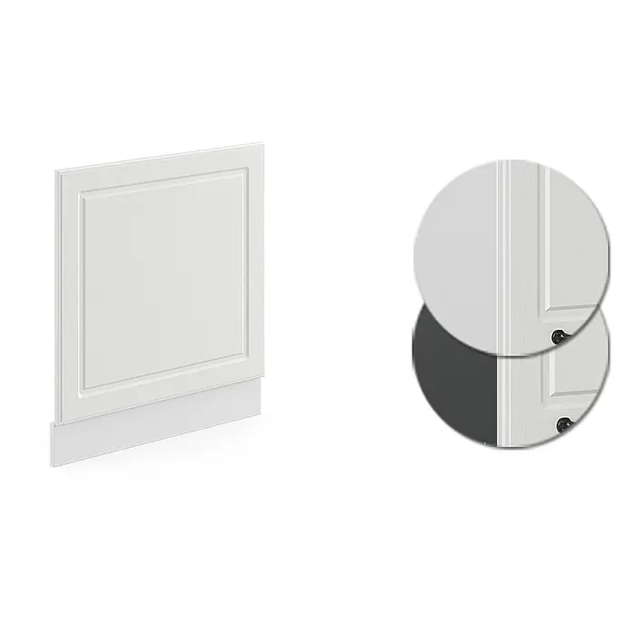 Vicco Frontblende R-Line, Weiß Landhaus, 60 cm - 