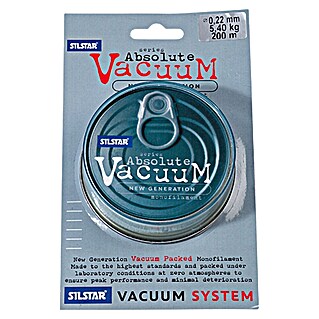 Silstar Visdraad Absolute Vacuum 0,22 mm (Diameter: 0,22 mm, 5,4 kg, Lengte: 200 m, Clear)