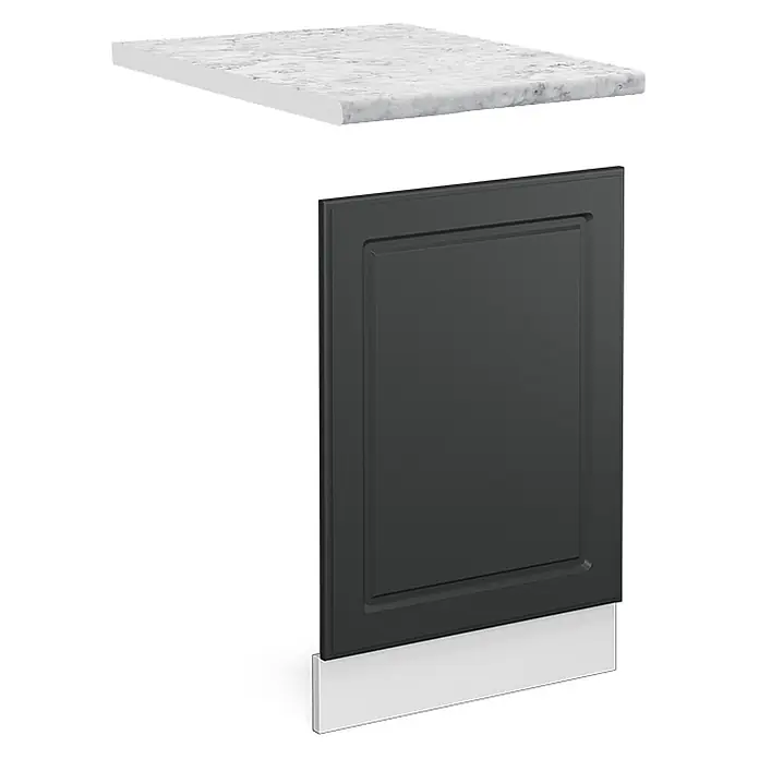 Vicco Frontblende R-Line, Anthrazit Landhaus, 45 cm - 