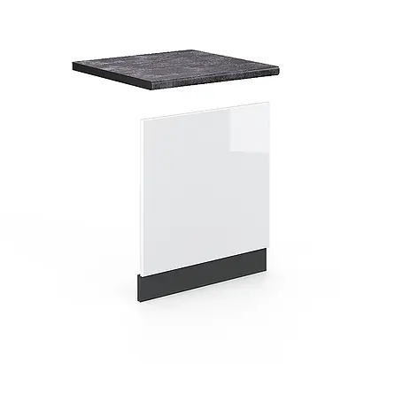 Frontblende Fame-Line 60 cm Weiß Hochglanz Art.-Nr. 45795