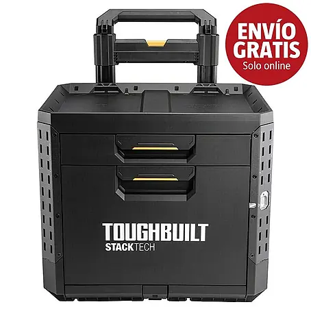 ToughBuilt StackTech Caja profesional con ruedas