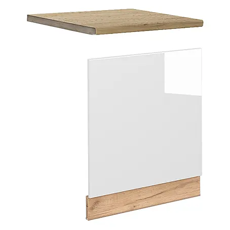 Frontblende Fame-Line 60 cm Weiß Hochglanz Art.-Nr. 46303