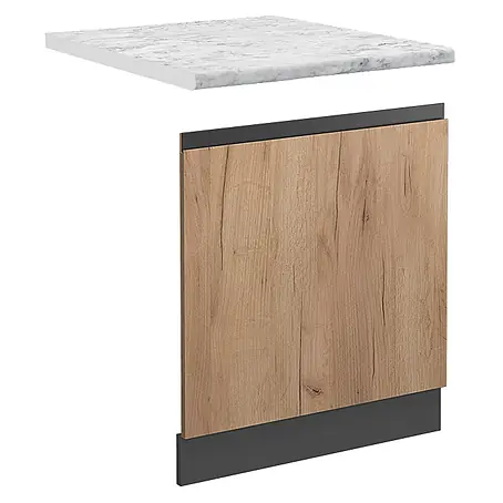 Vicco Frontblende R-Line, Goldkraft Eiche, 60 cm
