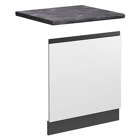 Vicco Frontblende R-Line, Weiß, 60 cm