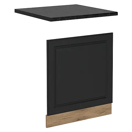 Vicco Frontblende R-Line, Anthrazit Landhaus, 60 cm