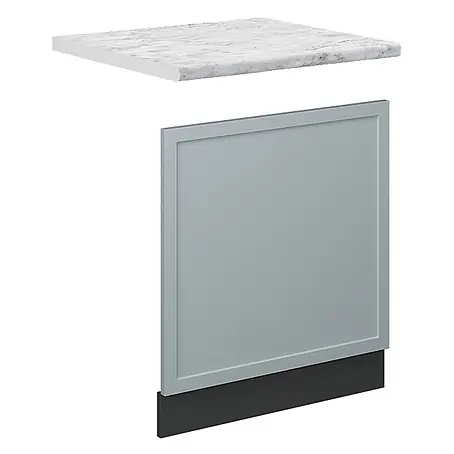 Vicco Frontblende Fame-Line, Hellblau-grau, 60 cm