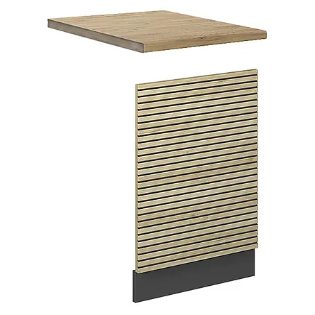 Vicco Frontblende Fame-Line, Eiche Paneel, 45 cm