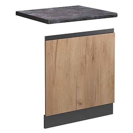 Vicco Frontblende R-Line, Goldkraft Eiche, 60 cm