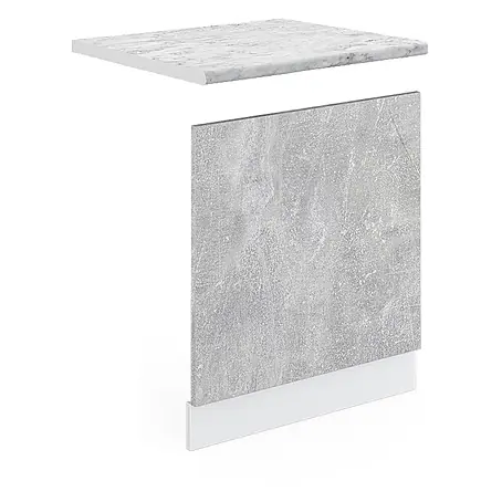 Vicco Frontblende R-Line, Beton, 60 cm