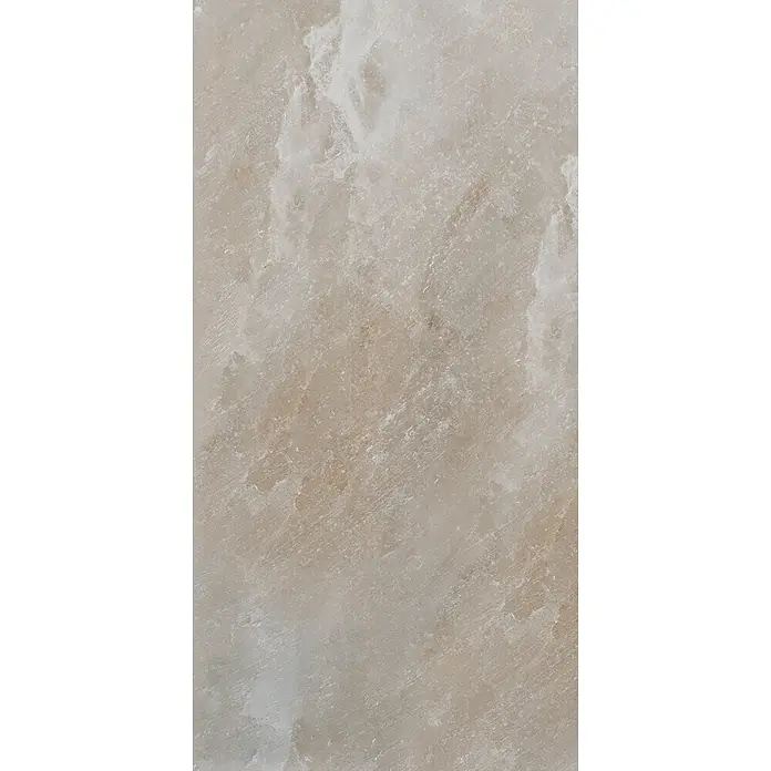 Feinsteinzeugfliese SALT CAVE TAUPE – 60 x 120 cm, Steinoptik, Mat -  - Helle beige Steinstruktur mit feiner weißer Maserung.
