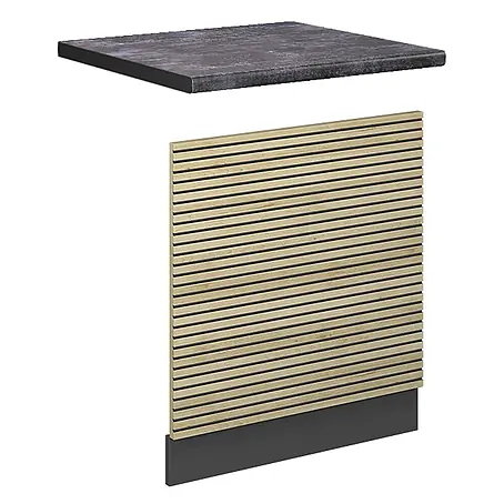 Vicco Frontblende Fame-Line, Eiche Paneel, 60 cm