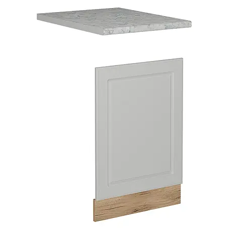 Frontblende R-Line 45 cm Weiß Landhaus Art.-Nr. 53576