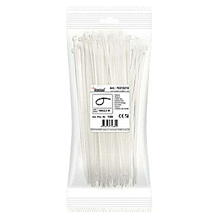 Profi Depot Kabelbinders (Transparant, 160 x 2,5 mm, 100 st.)