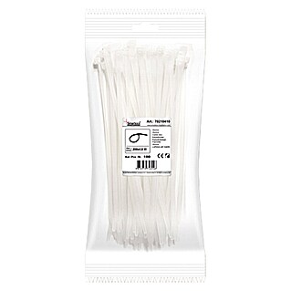 Profi Depot Kabelbinders (Wit, 200 x 4,8 mm, 100 st.)