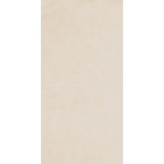 Feinsteinzeugfliese FABBRICA BEIGE – 60 x 120 cm, Betonoptik, Mat -  - Helle beige Texturfläche.
