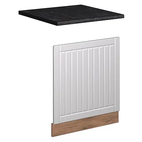 Frontblende Fame-Line 60 cm Weiß Landhaus Art.-Nr. 57080
