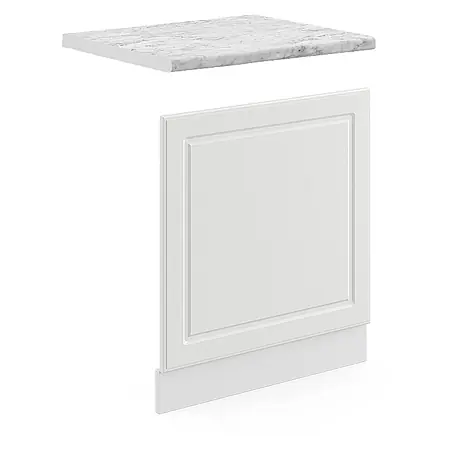 Vicco Frontblende R-Line, Weiß Landhaus, 60 cm