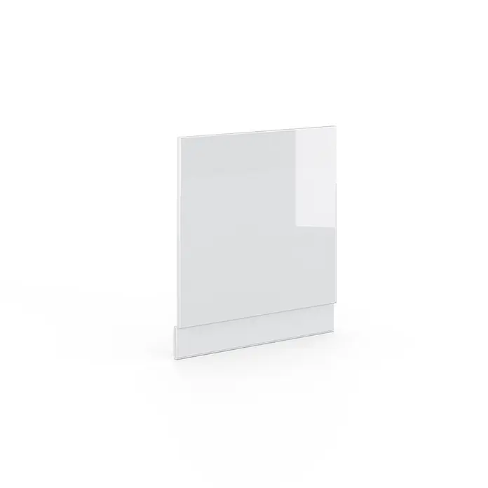 Frontblende Fame-Line 60 cm Weiß Hochglanz Art.-Nr. 33411 -  - Hochglanz-weiße Schranktür mit integriertem Griffprofil.