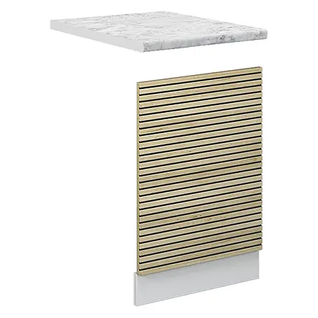 Vicco Frontblende Fame-Line, Eiche Paneel, 45 cm