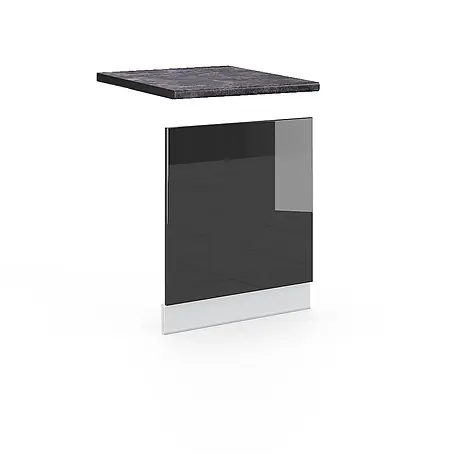 Vicco Frontblende Fame-Line, Anthrazit Hochglanz, 60 cm