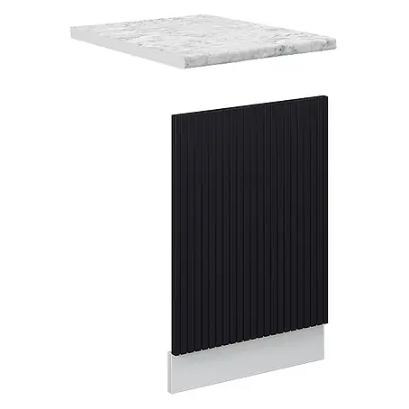 Vicco Frontblende Fame-Line, Schwarz gestreift, 45 cm