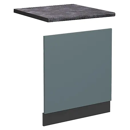 Vicco Frontblende R-Line, Blau-Grau, 60 cm