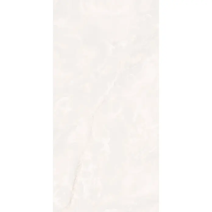 Feinsteinzeugfliese GINZA WHITE – 60 x 120 cm, Marmoroptik, Lappato -  - Helle beigefarbene Steinstruktur mit subtiler, hellbrauner Äderung, ideal für elegante Oberflächen.