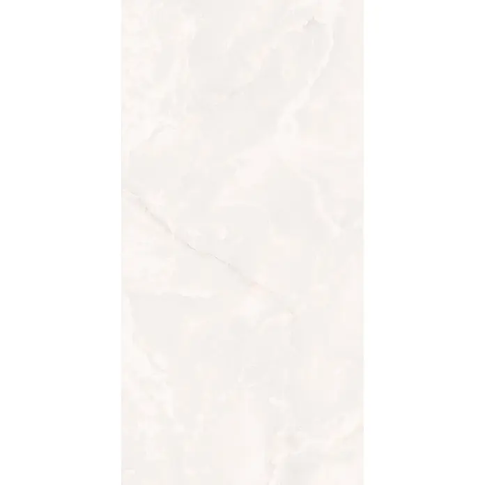 Feinsteinzeugfliese GINZA WHITE – 60 x 120 cm, Marmoroptik, Lappato -  - Helle cremefarbene Marmorstruktur mit zarten beigefarbenen Adern.