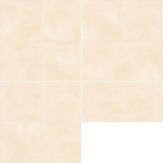 Feinsteinzeugfliese ICON BEIGE – 60 x 60 cm, Steinoptik, Mat -  - Helle beige quadratische Fliesen mit dezenter Textur für Böden oder Wände.