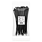 Kabelbinders (Zwart, 200 x 4,8 mm, 100 stk.)