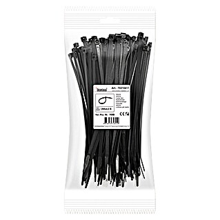 Profi Depot Kabelbinders (Zwart, 200 x 4,8 mm, 100 st.)