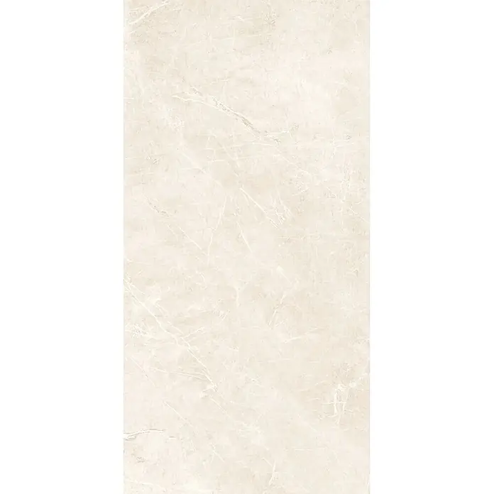 Feinsteinzeugfliese PRESTIGE BONE – 60 x 120 cm, Marmoroptik, Mat -  - Hellbeige Fliese in Marmoroptik mit dezenter Äderung.