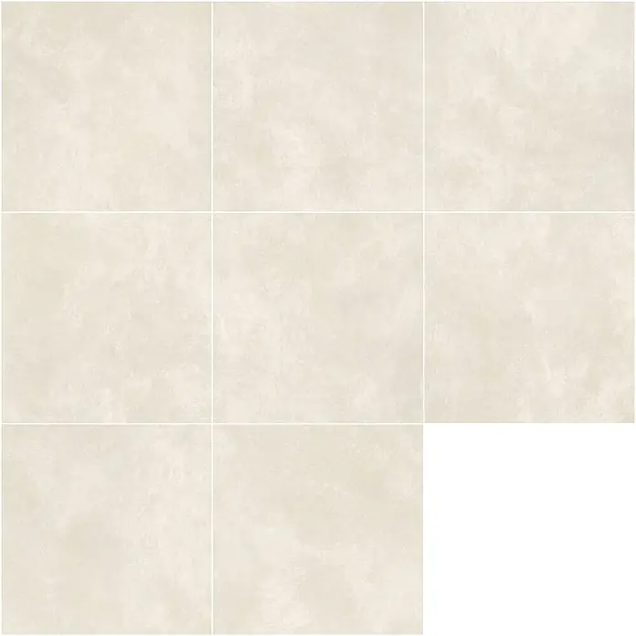 Feinsteinzeugfliese BASEL BONE – 59 x 59 cm, Steinoptik, Mat -  - Hellbeige strukturierte Keramikfliese.