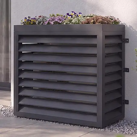 Mendler Verkleidung für Klimaanlage/Wärmetauscher HWC-O43-5 - anthrazit