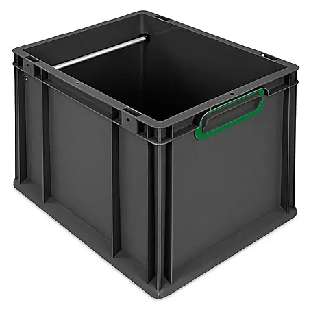 Hängeregisterbox Nextgen, 32x30x40, 30 Liter, Grün Geschlossen, Schwarz