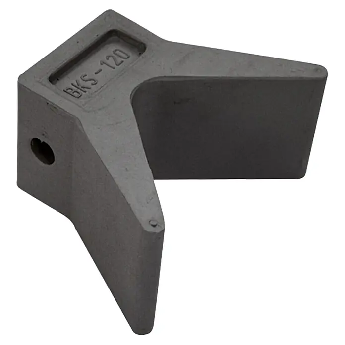 V-Block-Bugauflage - Schenkellänge: 50 mm, Befestigungsbreite: 50 mm, Kunststoff, Schwarz - Detailaufnahme eines BKS-120-Werkzeugs. Präzises Werkzeug für industrielle Anwendungen, robust und langlebig für professionelle Ansprüche.