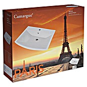 Camargue Paris Wastafel (60 x 47 cm, Keramiek, Wit)