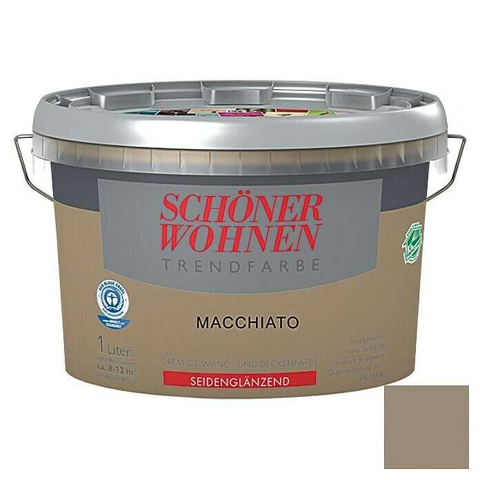 SchÖner Wohnen Farbe Trendfarbe 1 L Macchiato Seidenglänzend Bauhaus 