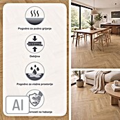 Vinylboden Rigid Herringbone (Eiche Selfoss, Fischgrät, 125 x 625 x 5,5 mm) | BAUHAUS