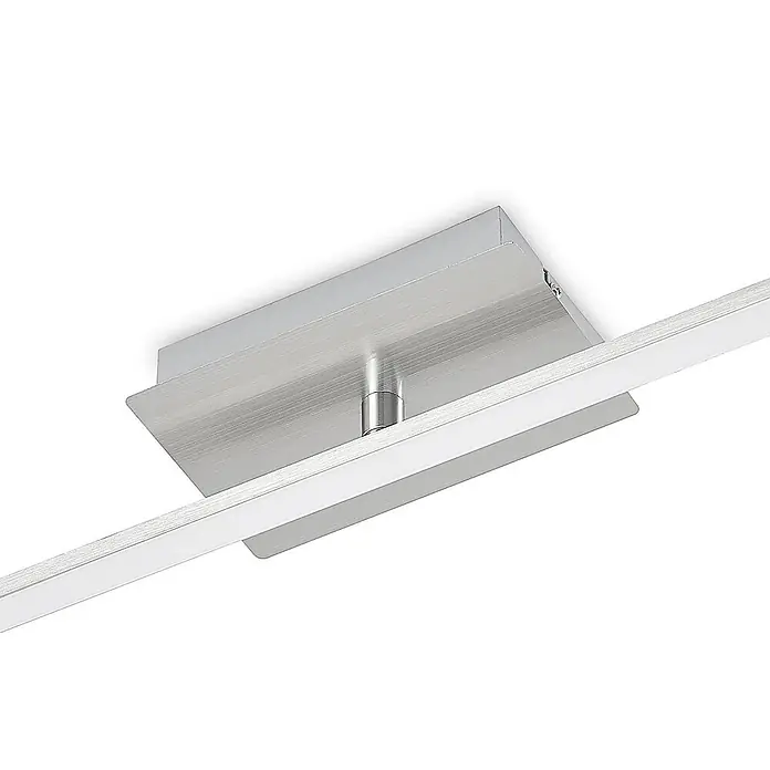 Lindby LED Deckenlampe in nickel, Deckenleuchte - 