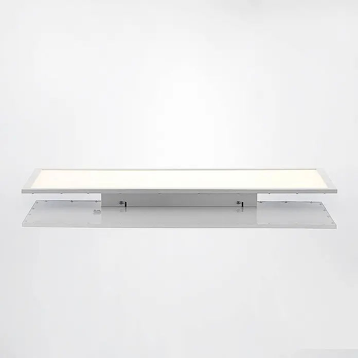 Lindby LED Deckenleuchte flach in weiß, Panel - 