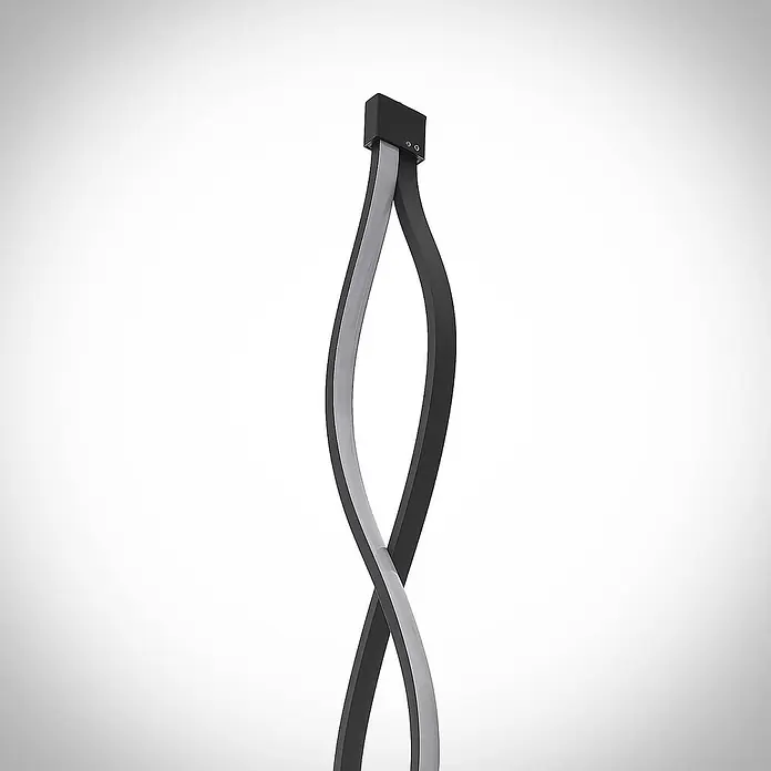 Lindby LED Stehlampe Metall, dimmbar per Touchschalter, Schlafzimmer, Büro - 