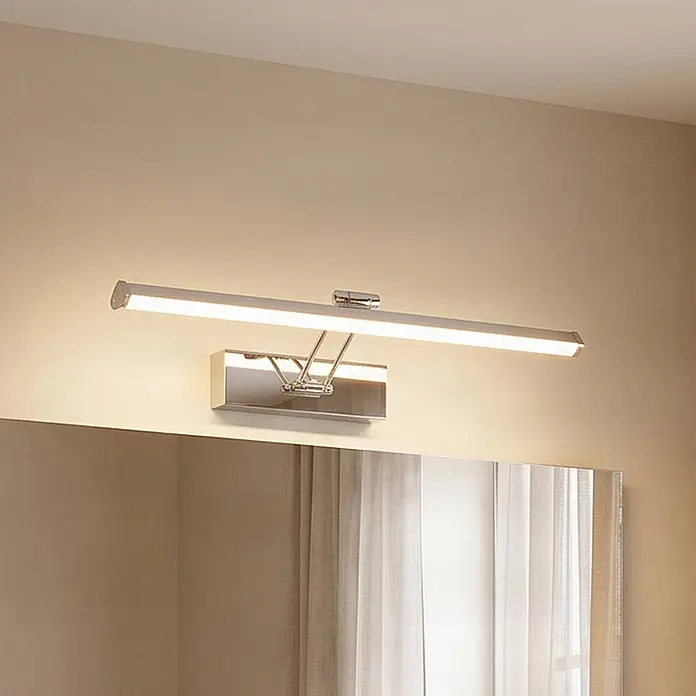 Lindby LED Wandleuchte innen in chrom, weiß, Wandlampe - 