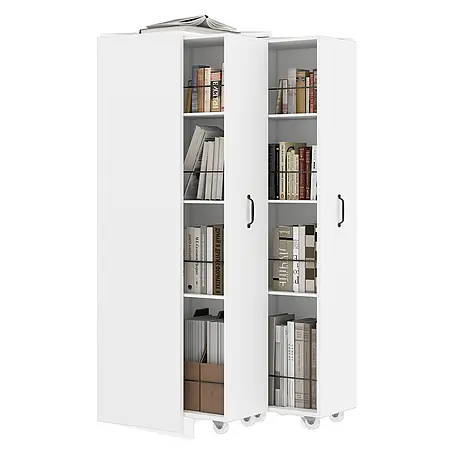 SONNENH Bücherregal, MDF, 51.5 x 41 cm, Weiß