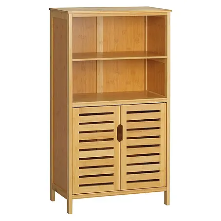 SONNENH Holz-Mehrzweckschrank, Bambus, 50 x 29 cm