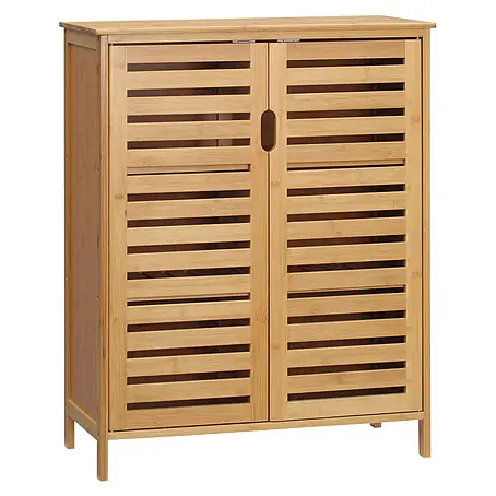 SONNENH Holz-Mehrzweckschrank, Bambus, 68 x 32 cm