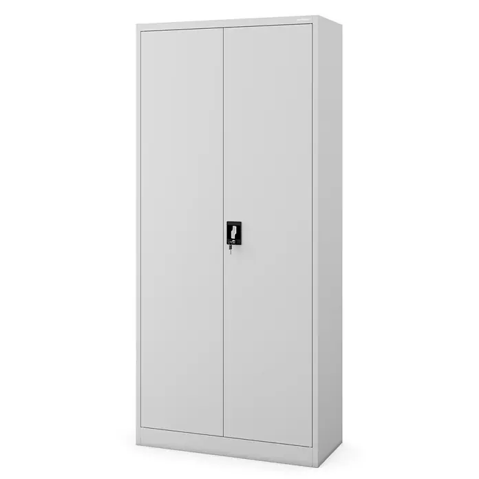 Jan Nowak Metallschrank JAN H2200, 220 x 90 x 40 cm, grau - 