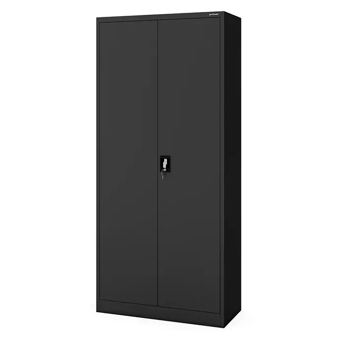 Jan Nowak Metallschrank JAN H2200, 220 x 90 x 40 cm, schwarz - 