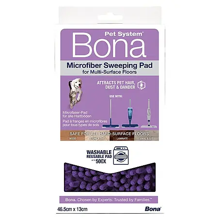 Bona Pet System Ersatz-Bezug Mikrofaser Sweeping Pad